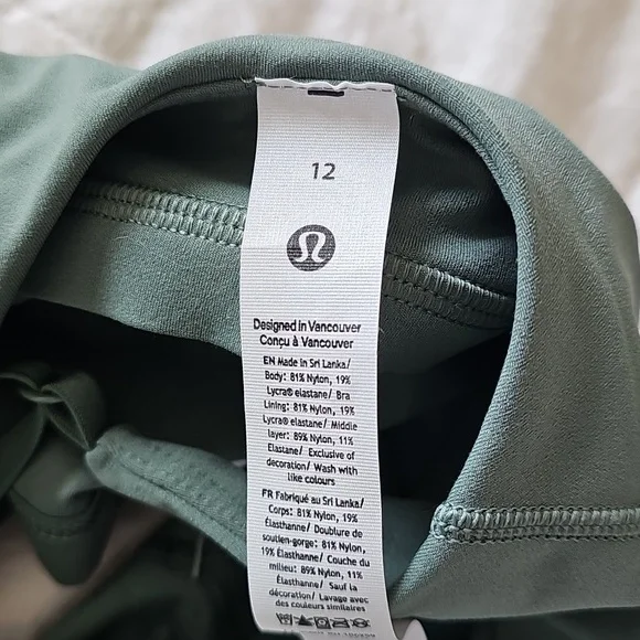 Lululemon Align Green Cropped Cami Tank - Picture 4 of 4